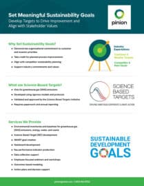 Develop Sustainability Targets