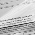 Employment eligibility verification form I-9 form