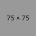 Placeholder image with dimensions 75x75 pixels, featuring a gray background and text indicating the size.