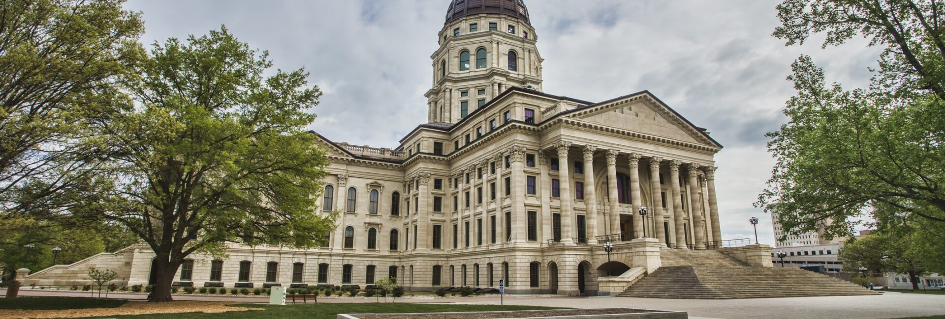 Kansas state capitol building.