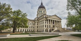 Kansas state capitol building.