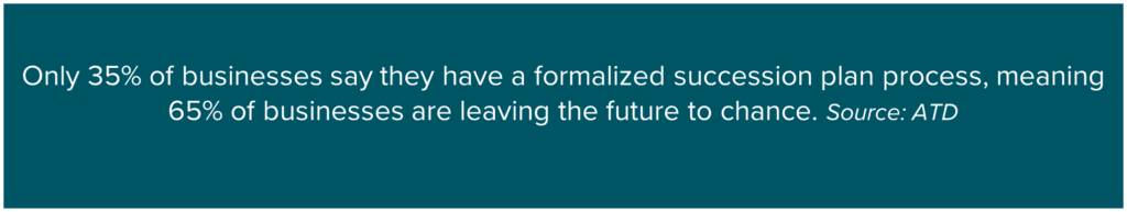Succession planning statistic